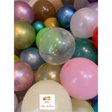 Metallic 5" inch Biodegradable Balloons in a Pack of 5 or 10 in Various Colours